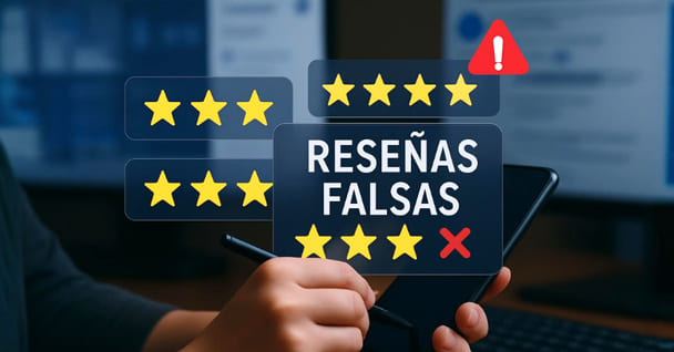 Negocio local gestionando su reputación digital frente a reseñas falsas en Google Maps